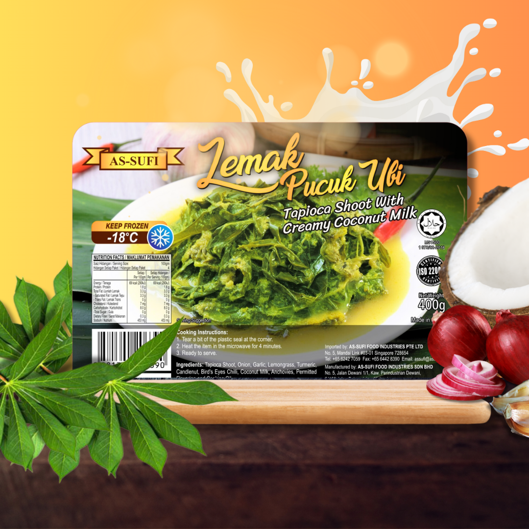 AS-SUFI LEMAK PUCOK UBI 400GM