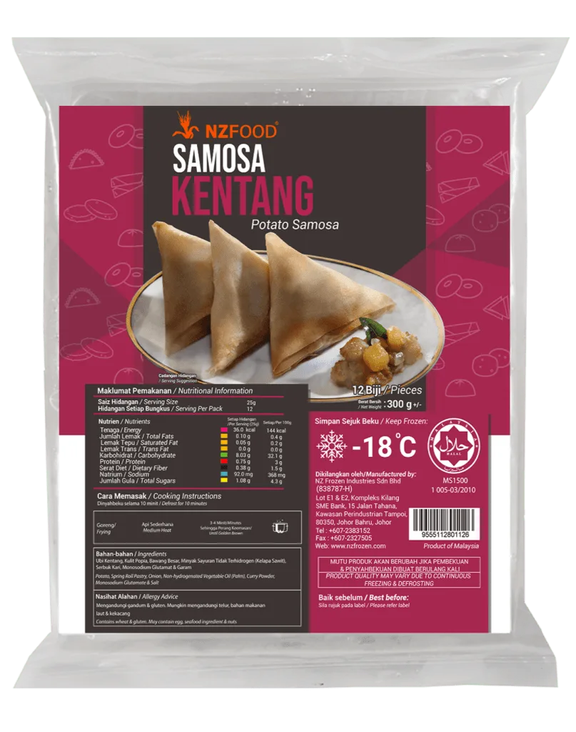NZ FOOD SAMOSA KENTANG 300GM