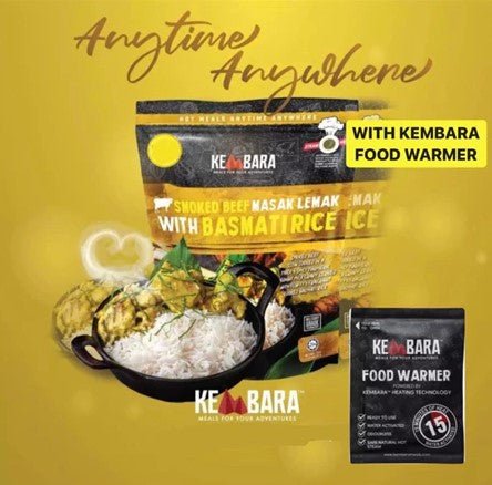 KEMBARA MEAL SMOKED BEEF MASAK LEMAK WITH BASMATI RICE 360GM