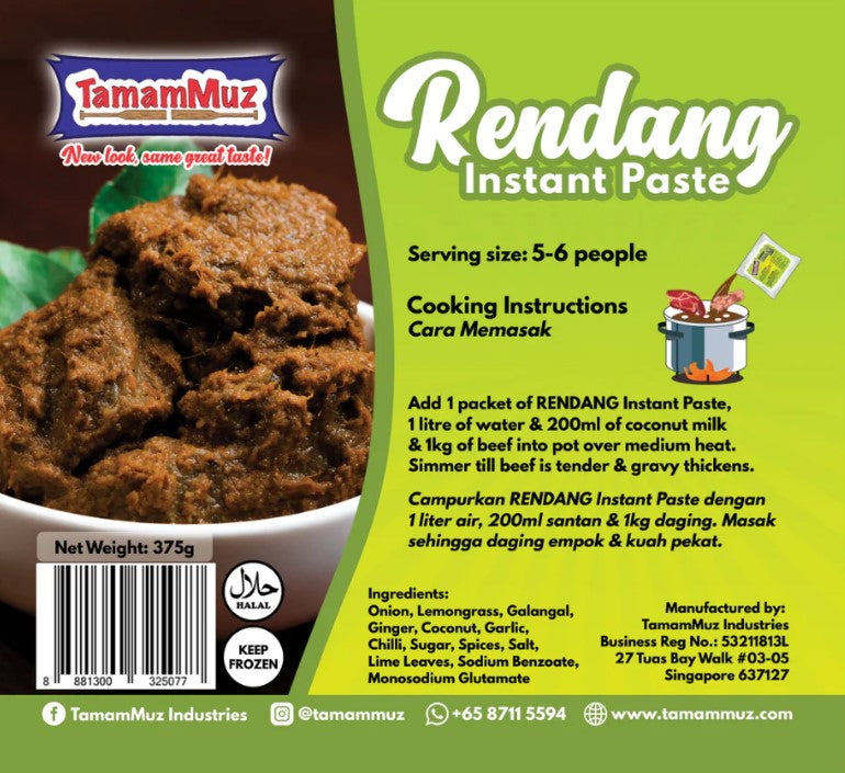TAMAMMUZ INSTANT PASTE RENDANG 375G