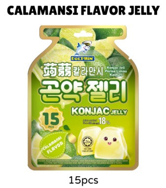 DOLPHIN KONJAC JELLY CALAMANSI FLAVOR 300G