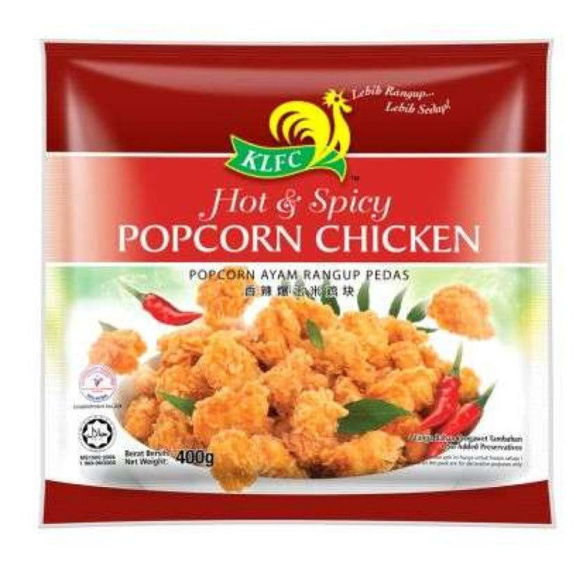 KLFC HOT&SPICY POPCORN CHICKEN 400G
