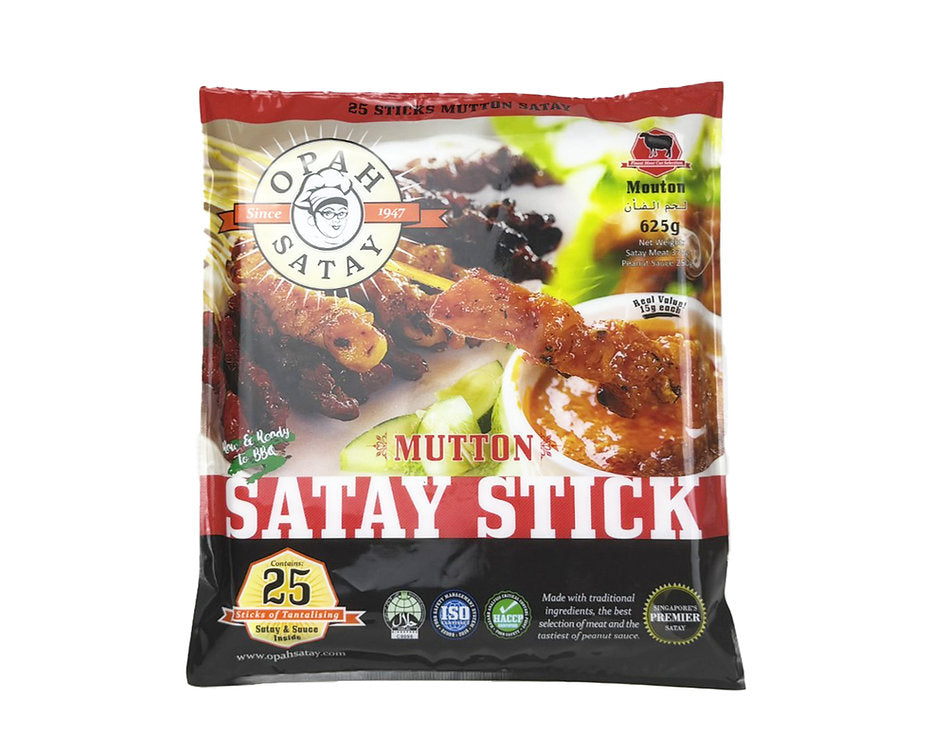 OPAH SATAY MUTTON SATAY 25 STICK 625GM