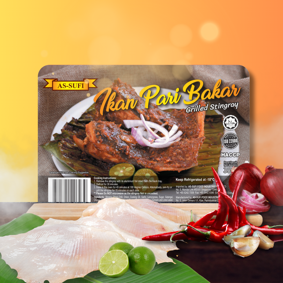 AS-SUFI IKAN PARI BAKAR (GRILLED STINGRAY) 350G