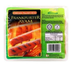 VALLEY FRESH CHICKEN FRANKFURTER 300GM