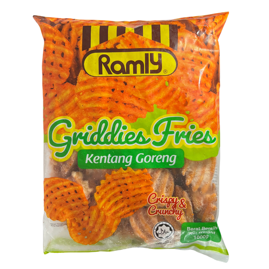 RAMLY GRIDDIES FRIES 1KG