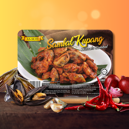 AS-SUFI SAMBAL KUPANG MUSSELS 300GM