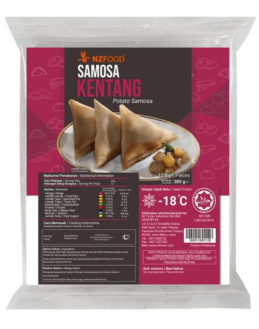 NZ FOOD SAMOSA KENTANG 300GM