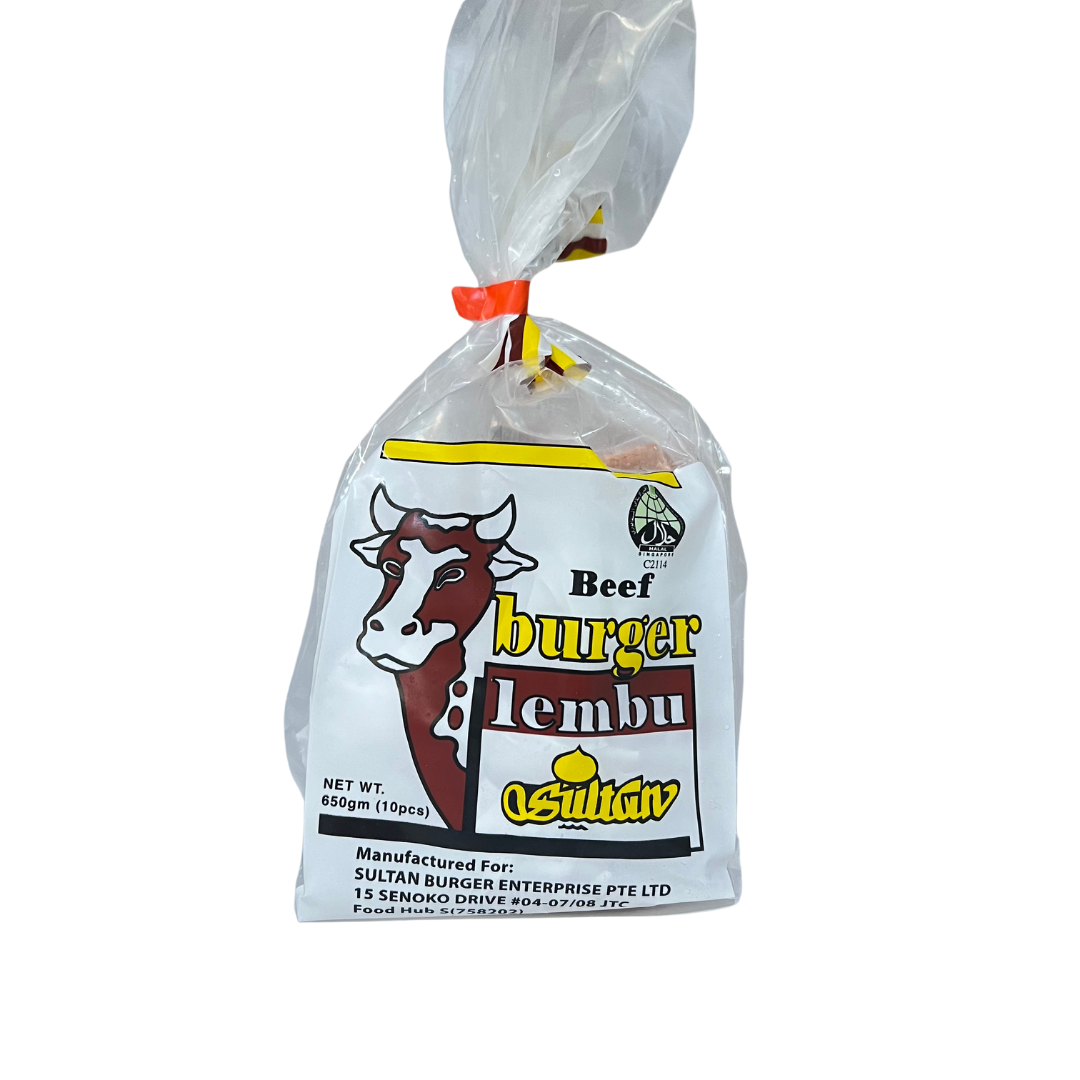 SULTAN BURGER BEEF BURGER 650GM