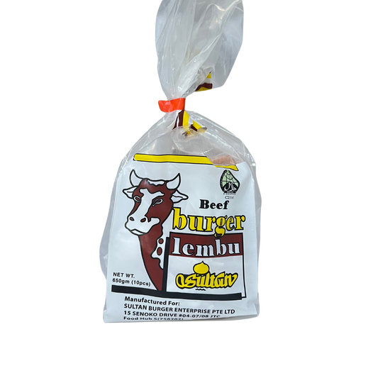 SULTAN BURGER BEEF BURGER 650GM