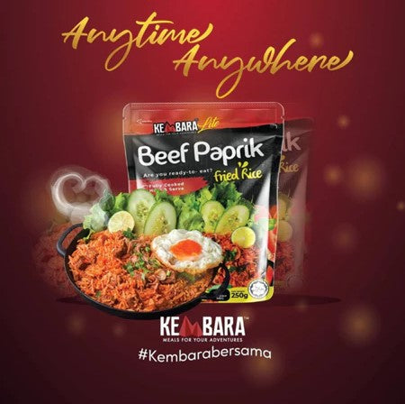 KEMBARA LITE MEAL BEEF PAPRIK FRIED RICE 250GM