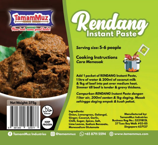 TAMAMMUZ INSTANT PASTE RENDANG 375G