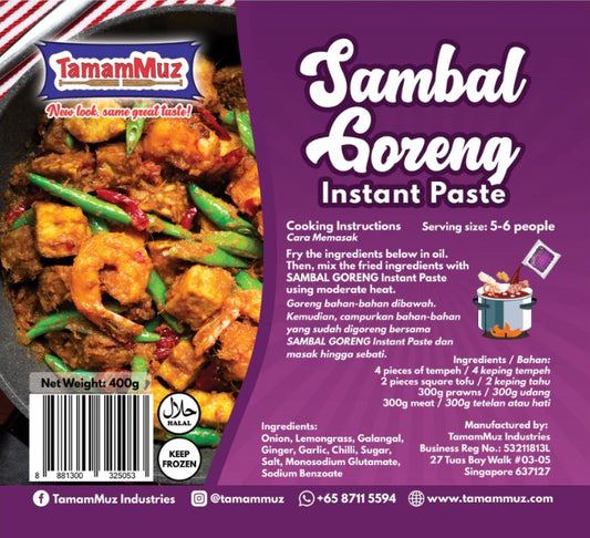 TAMAMMUZ INSTANT PASTE SAMBAL GORENG 400G