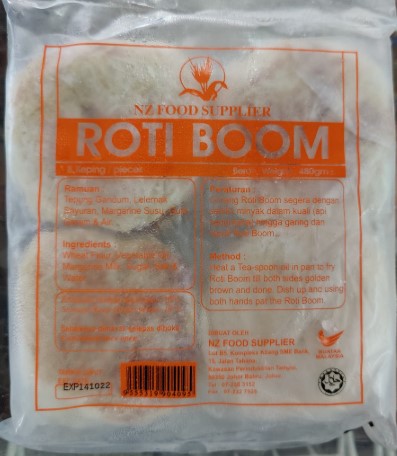 NZ FOOD ROTI PARATHA 10PCS 500G