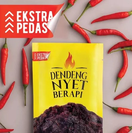 KHAIRUL AMING DENDENG NYET BERAPI DAGING EXTRA PEDAS 180G