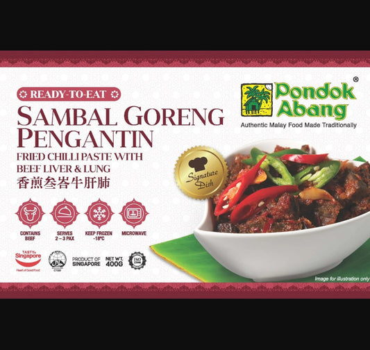 PONDOK ABANG SAMBAL GORENG PENGANTIN 400GM