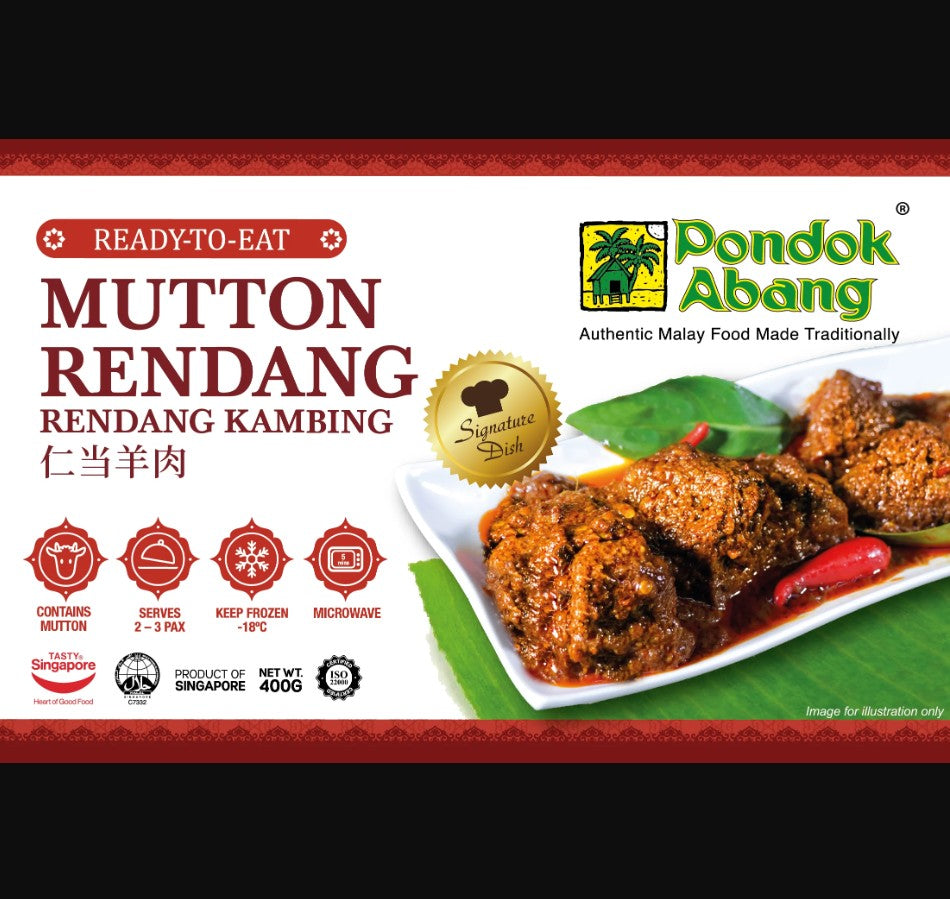 PONDOK ABANG MUTTON RENDANG 400GM