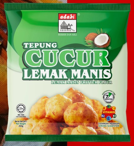 ADABI CUCUR LEMAK MANIS FRITTER FLOUR 200G