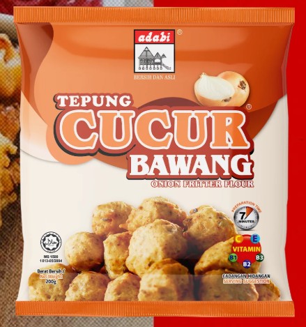 ADABI TEPUNG CUCUR BAWANG ONION FRITTER FLOUR 200G
