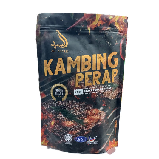 AL SAYED KAMBING PERAP 500g + BLACKPEPPER & GARLIC SAUCE