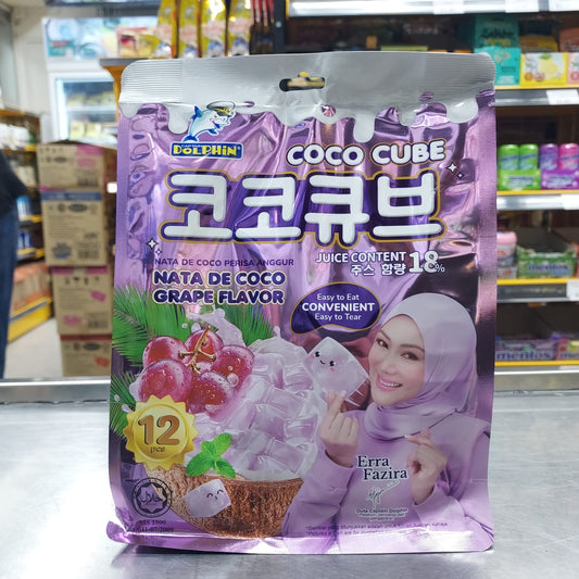 DOLPHIN NATA DE COCO GRAPE 480G