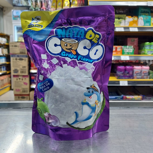 DOLPHIN NATA DE COCO GRAPE 600G