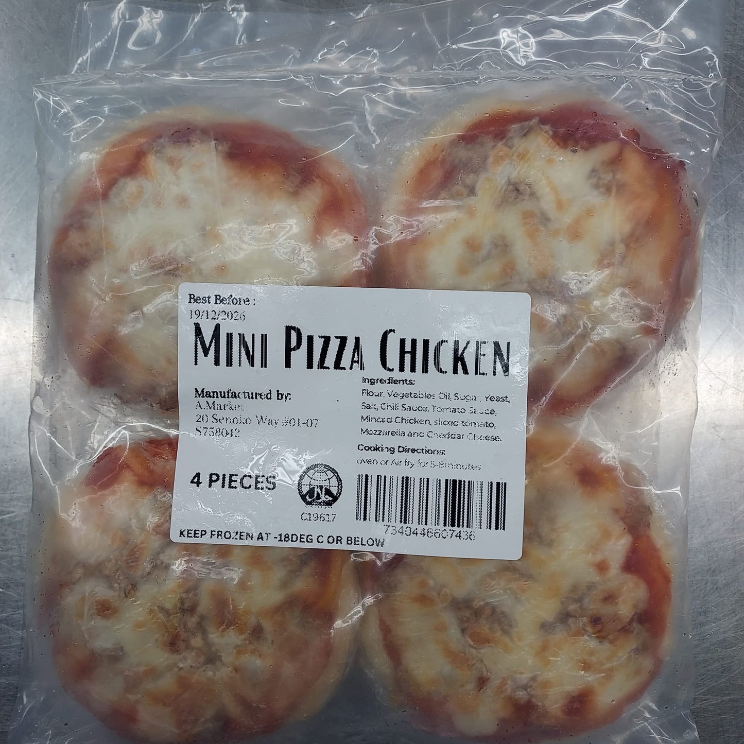 AM MINI PIZZA CHICKEN (4PCS)