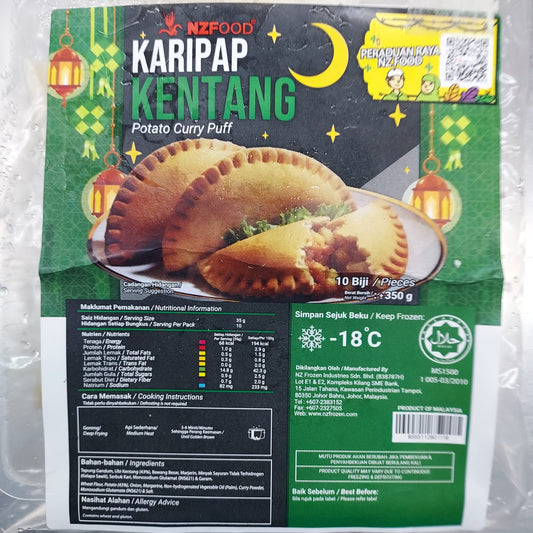 NZ FOOD KARIPAP KENTANG (10 PCS) 350GM