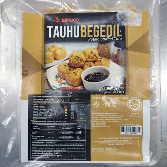 NZ FOOD TAUHU BEGEDIL POTAO STUFFED TOFU (6 PCS) 240G