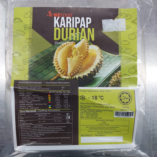 NZ FOOD KARIPAP DURIAN (10PCS) 350GM