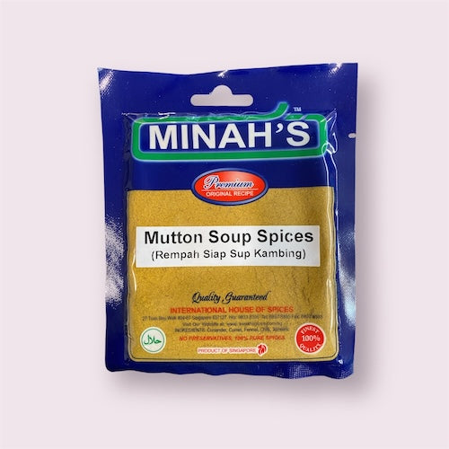 MINAH'S MUTTON SOUP SPICES 50GM