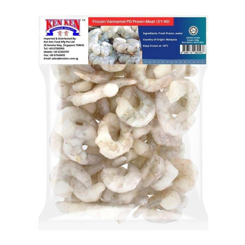 KEN KEN VANNAMEI PRAWN MEAT 500G