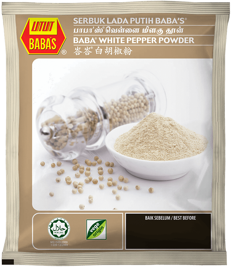 BABAS WHITE PEPPER POWDER 40G