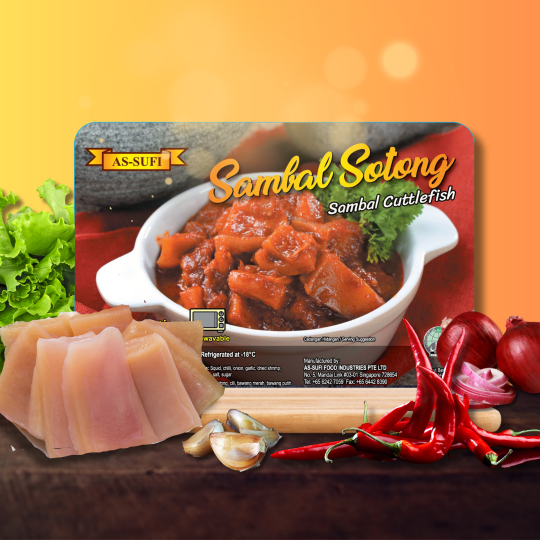 AS-SUFI SAMBAL SOTONG CUTTLEFISH 400GM