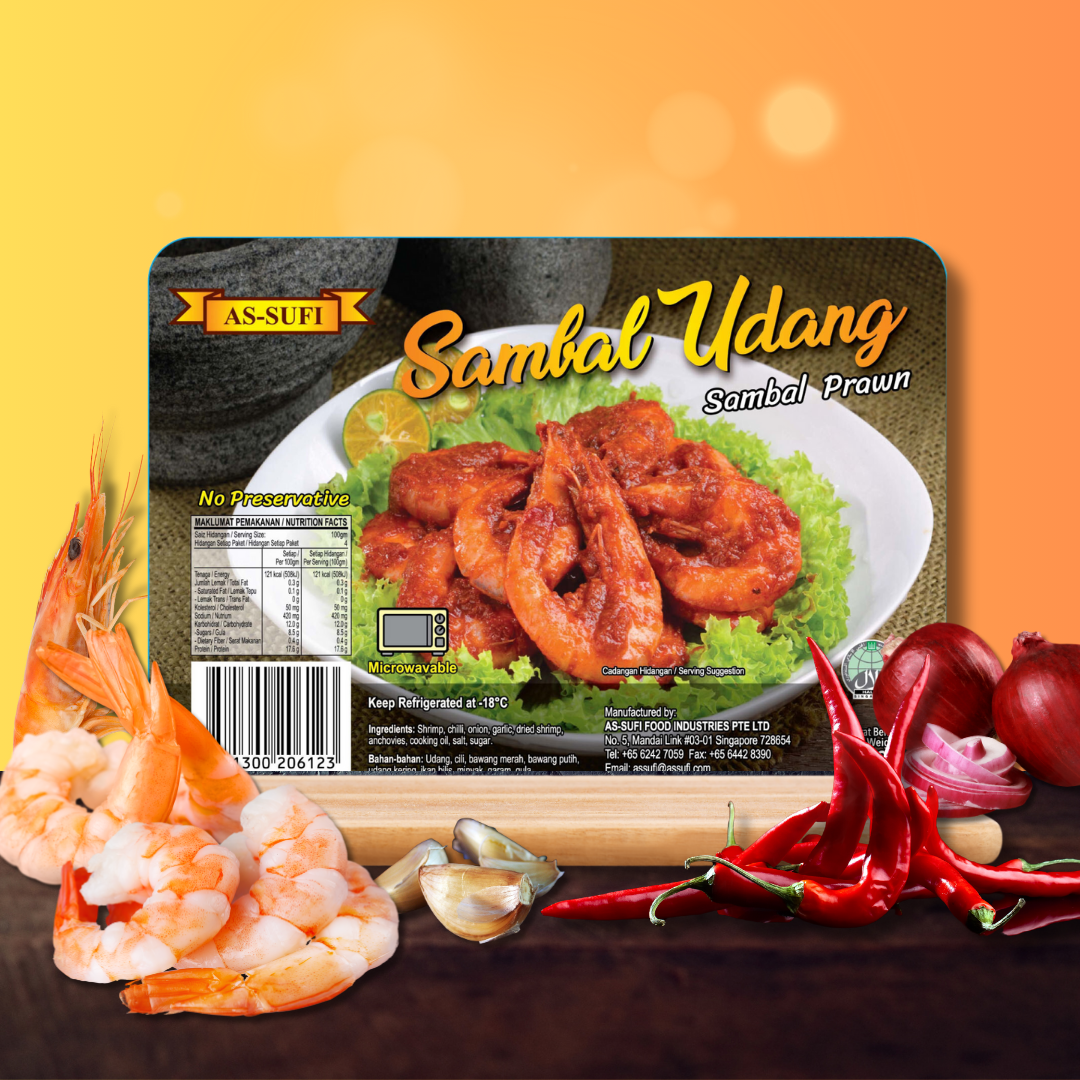 AS-SUFI SAMBAL UDANG PRAWN 400GM
